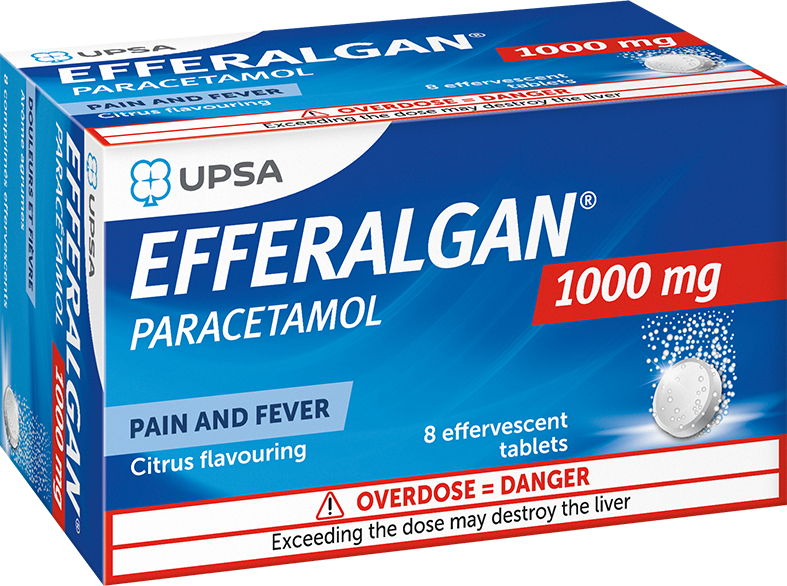 EFFERALGAN EFFERVESCENT 1MG TABS 8'S - Product Image