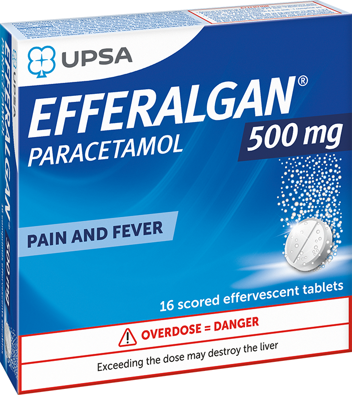 EFFERALGAN EFFERVESCENT 500G TABS 16'S - Product Image
