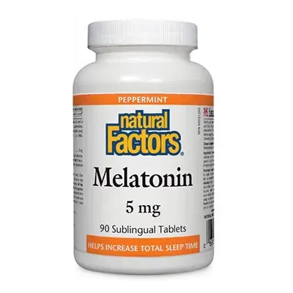 NF MELATONIN 5MG SUBLIGUAL TABS 90 - Product Image