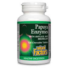 NF PAPAYA ENZYME CHEWABLES TABS 60 - Product Image