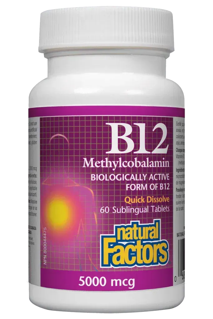 NF VITAMIN B12 METHYL 5000MCG TABS 60'S - Product Image