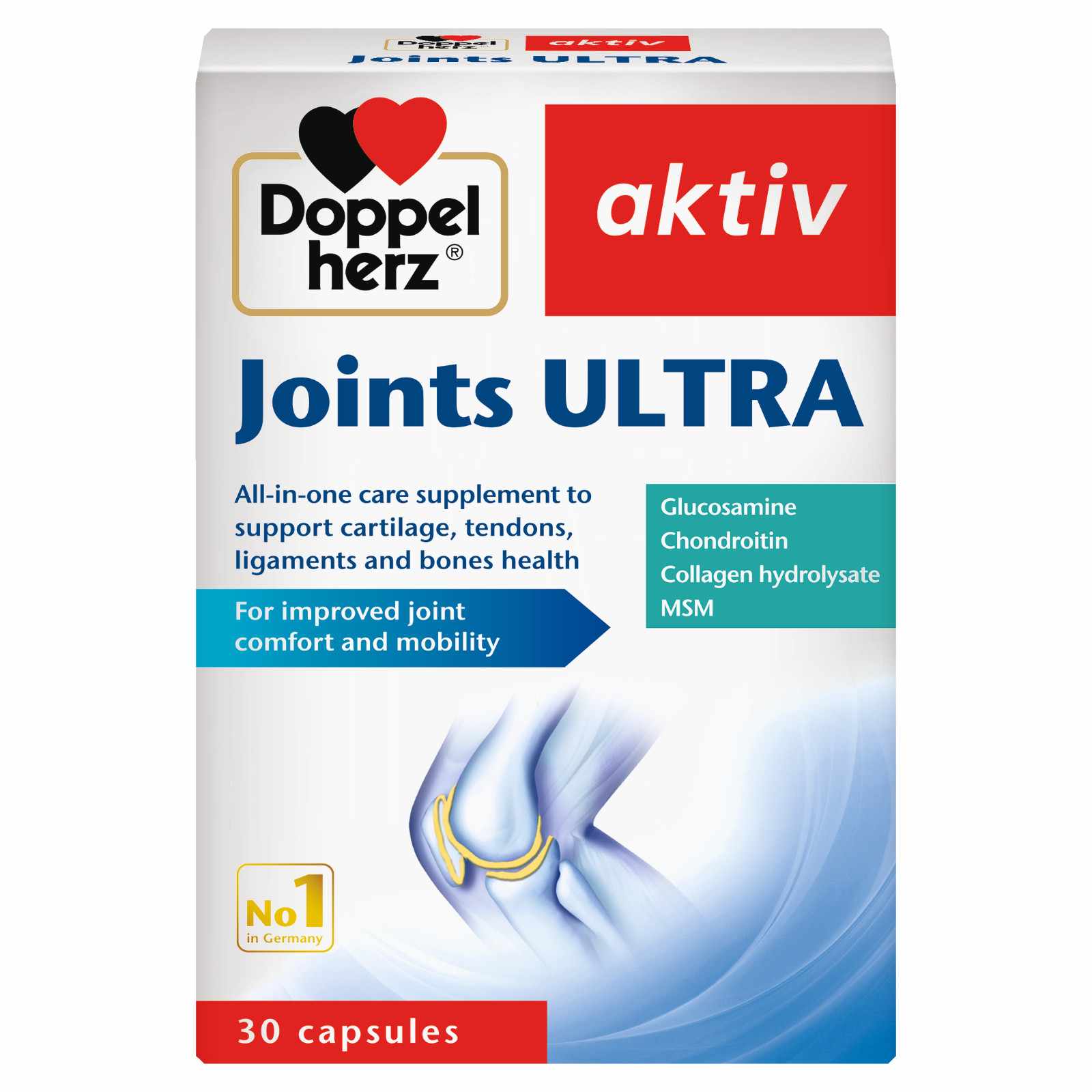 DOPPELHERZ JOINTS ULTRA CAPS 30'S - Product Image