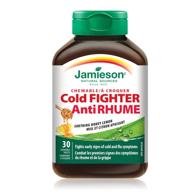 JAMIESON COLD FIGHTER CHEWABLES TABS 30'S - Product Image
