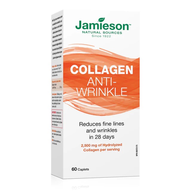 JAMIESON COLLAGEN ANTI-WRINKLE TABS 60'S - Product Image