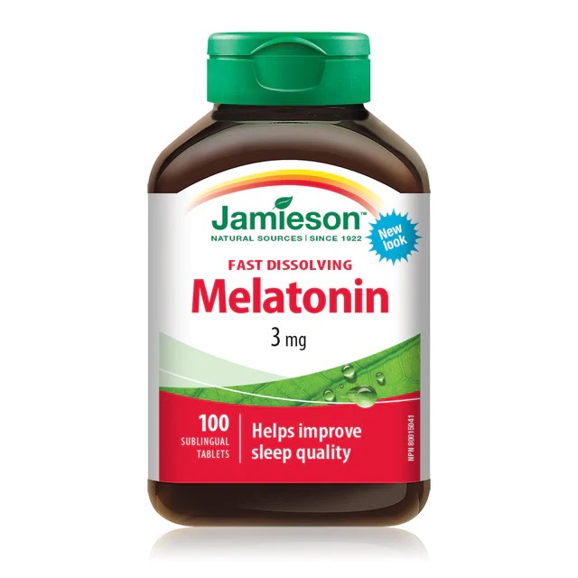 JAMIESON MELATONIN 3GM FAST TABLETS 100'S - Product Image