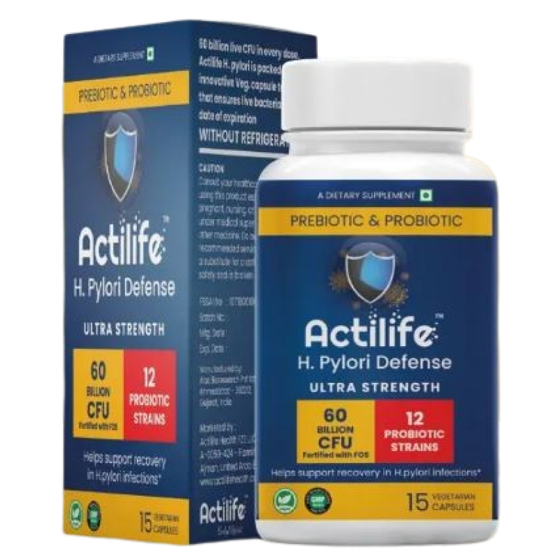 ACTILIFE H.PYLORY DEFENSE CAPS 15'S - Product Image