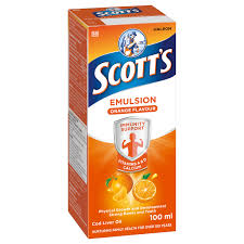 SCOTTS EMULSION ORANGE 100ML - Product Image