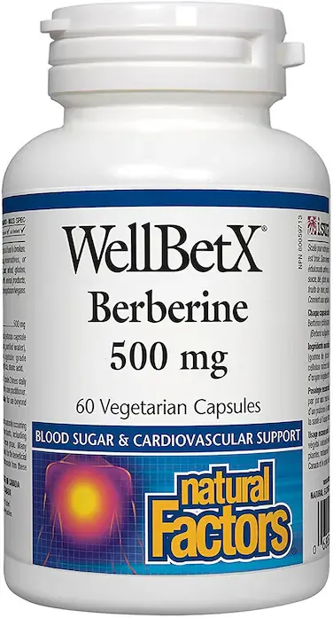 NF WELLBETX (BERBERINE) 500MG CAPS 60*S - Product Image