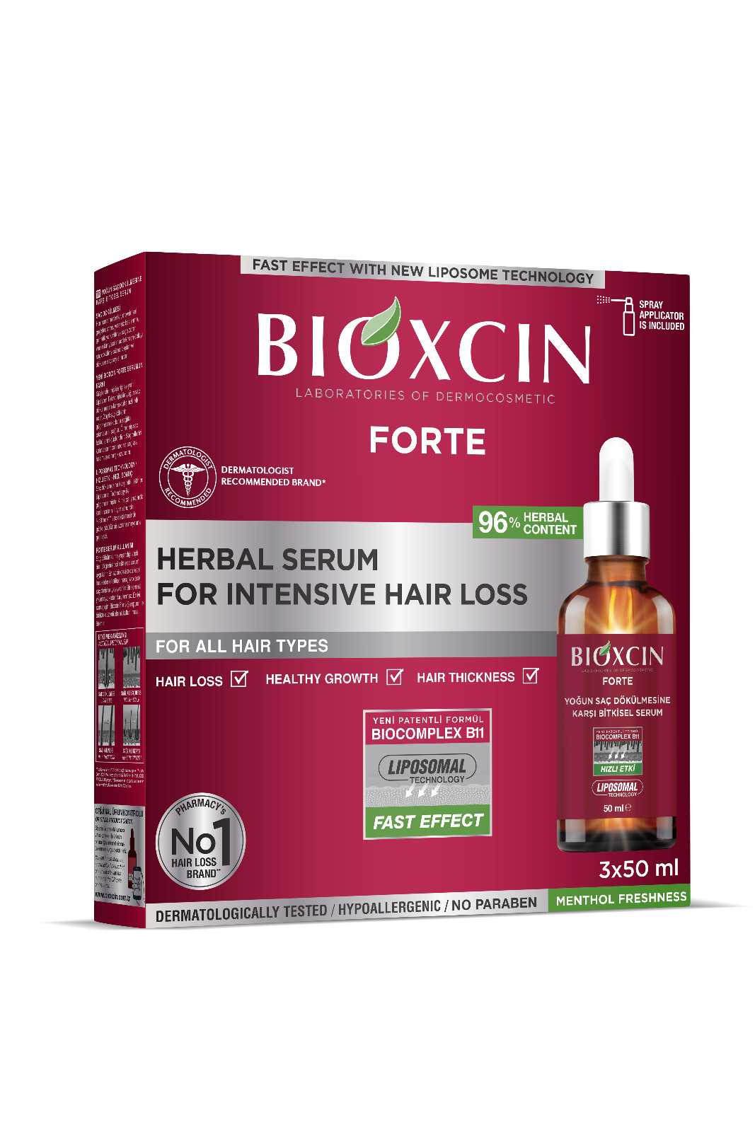 BIOXCIN FORTE SERUM  3*50ML - Product Image