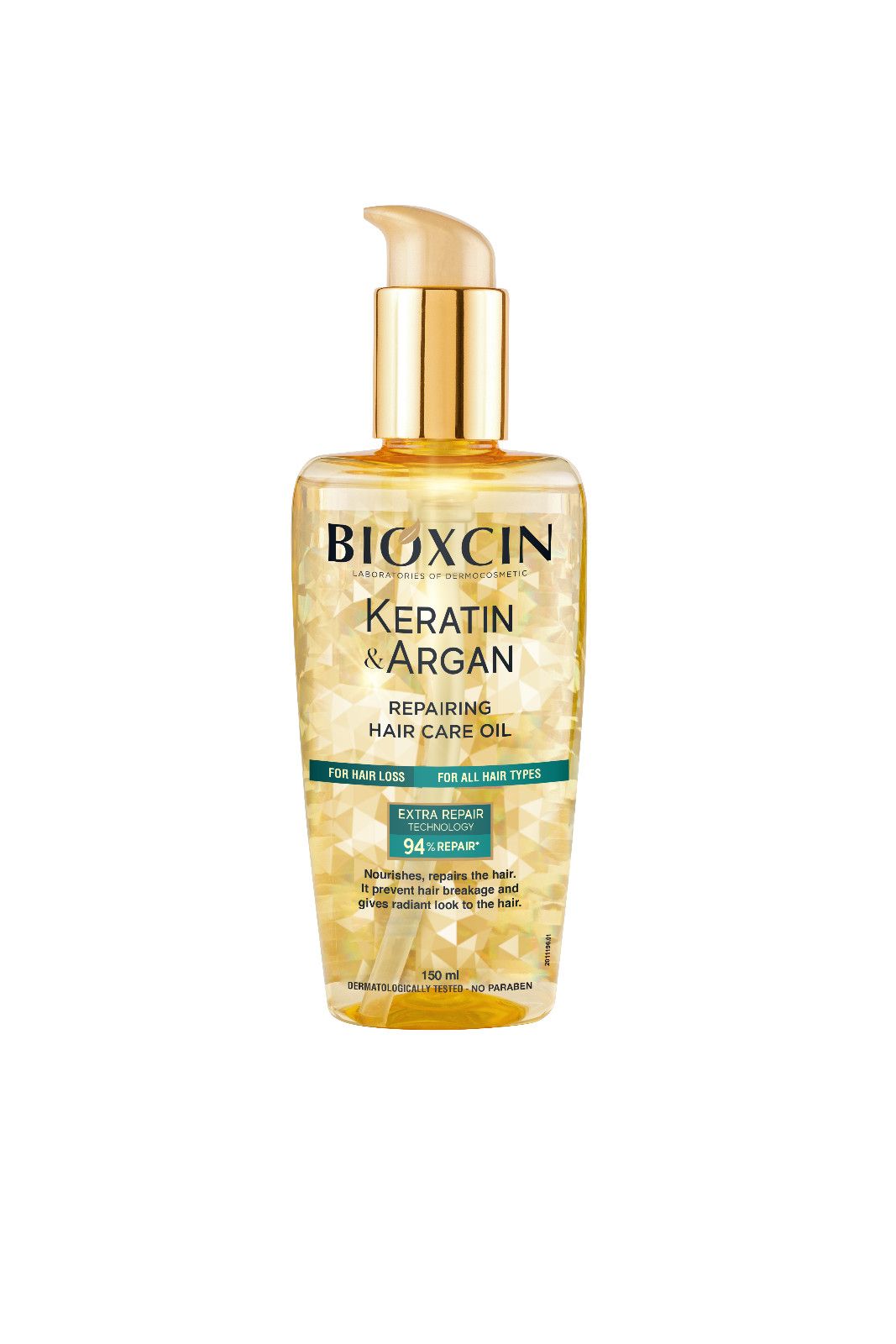BIOXCIN KERATIN-ARGAN CARE OIL 150ML - Product Image