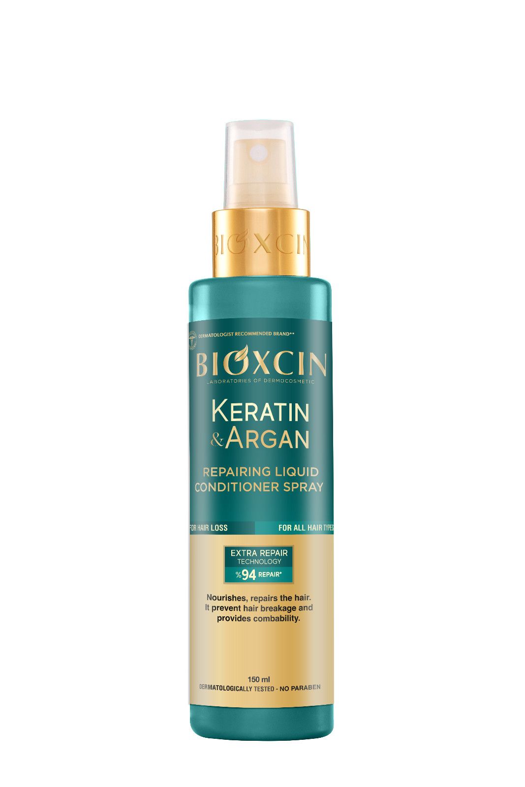 BIOXCIN KERATIN-ARGAN LIQUID CONDITIONER 150ML - Product Image