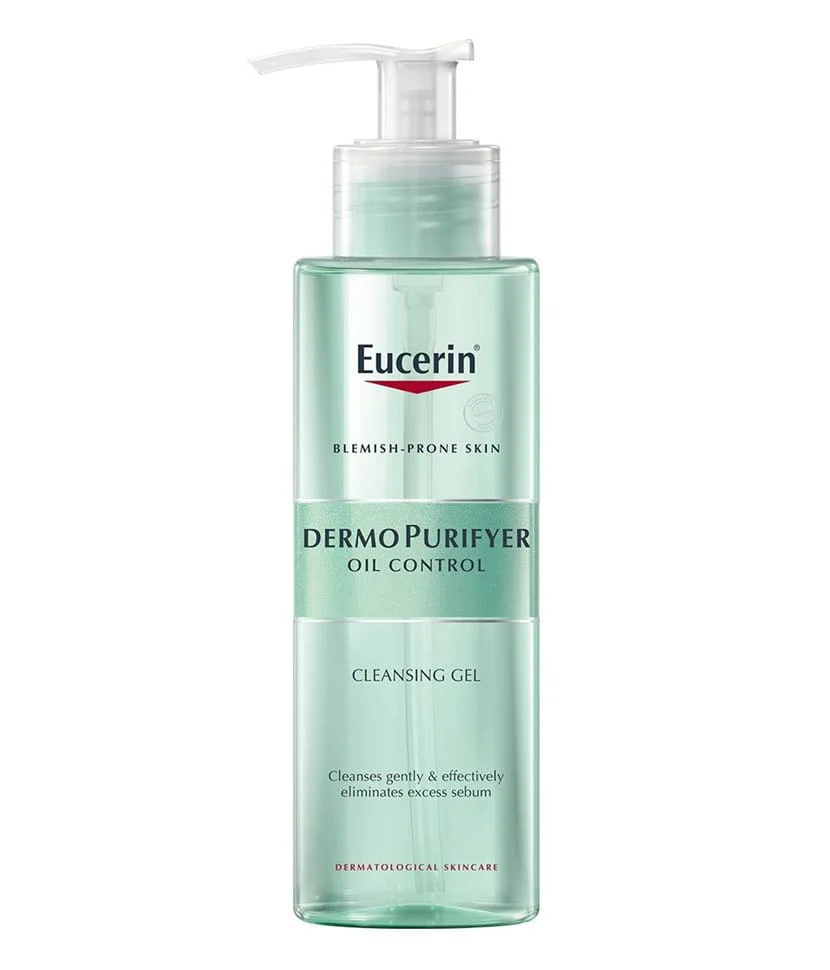 EUCERIN DERMO PUR CLEANSING GEL 200ML WITH PUMP - Product Image