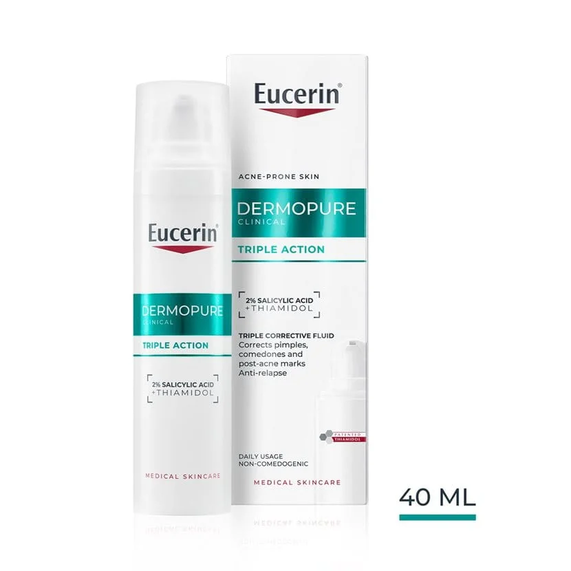 EUCERIN IMPURE SKIN DERMO PURE TRIPPLE EFFECT SERUM 40ML - Product Image