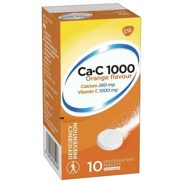 CA-C 1000 SANDOZ 10`S - Product Image