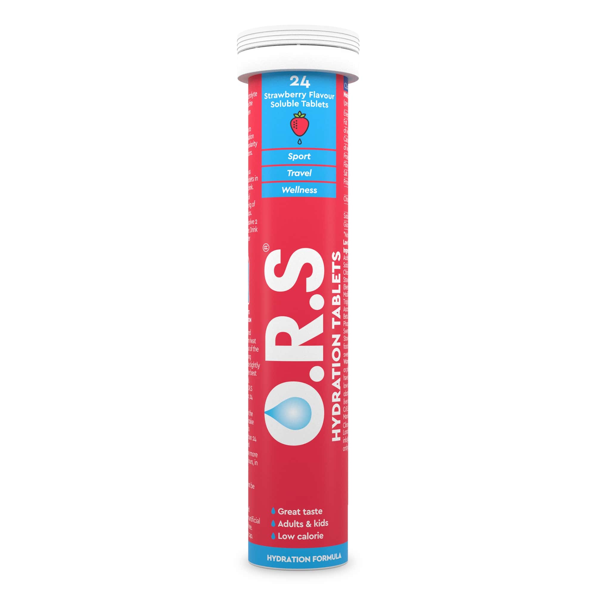 O.R.S HYDRATION TABS 24'S STRAWBERRY - Product Image
