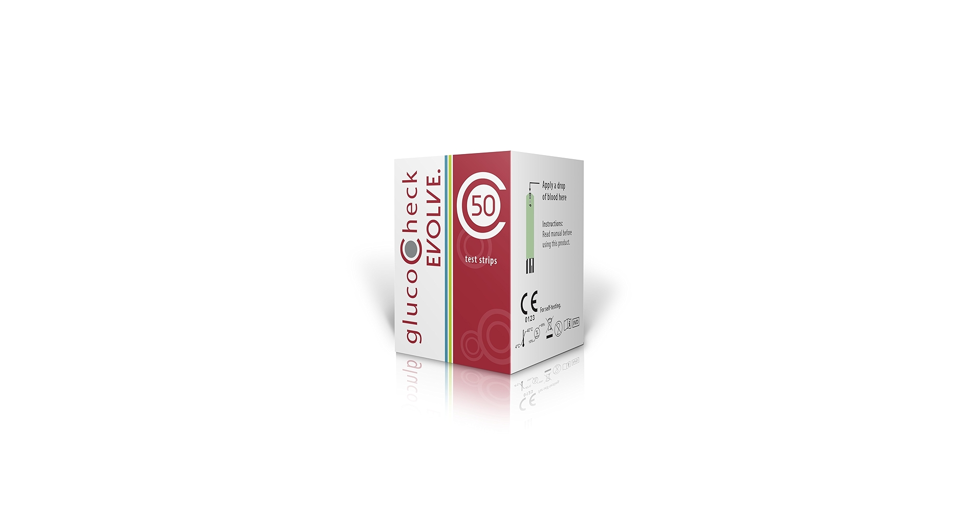 GLUCOCHECK EVOLVE TEST STRIPS 50'S - Product Image