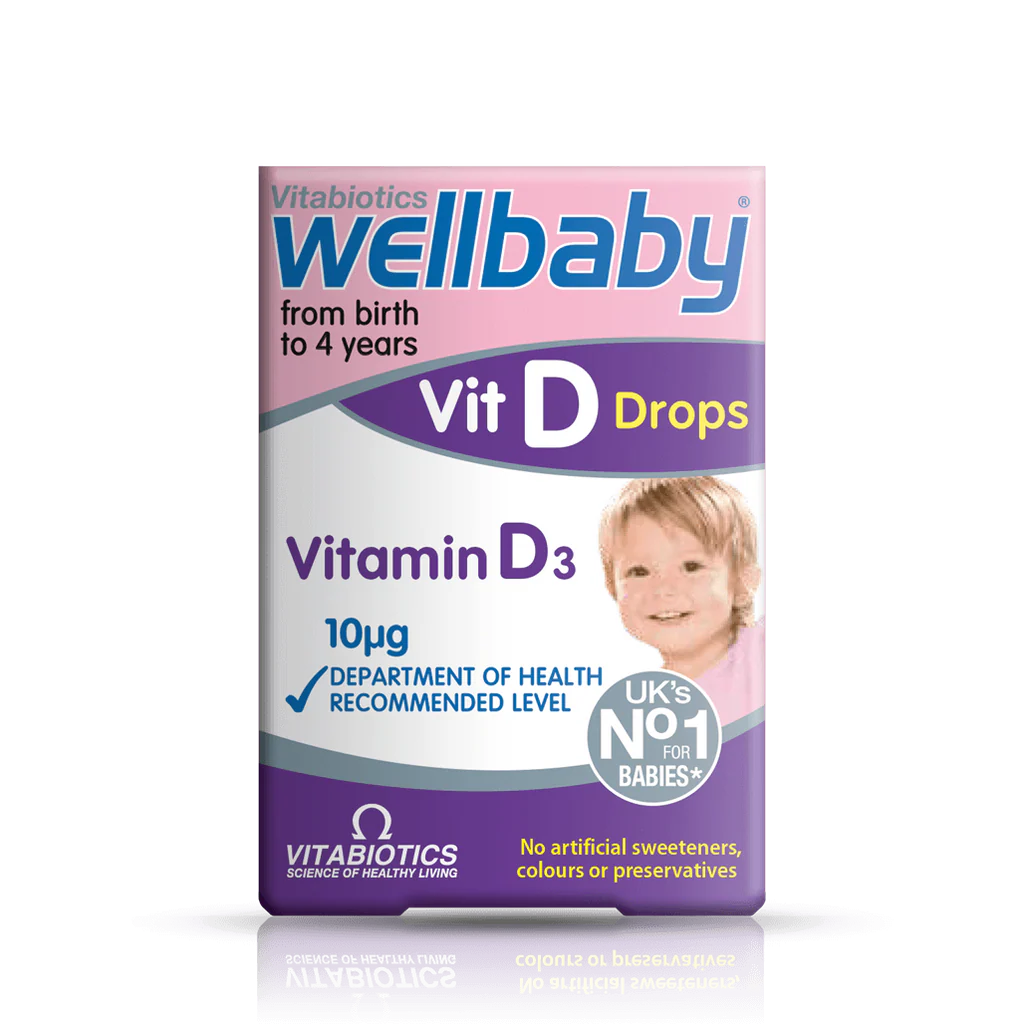 WELLBABY VITAMIN D DROPS 30ML - Product Image