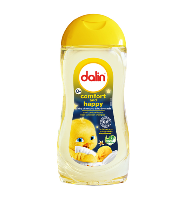 DALIN COMFORT & HAPPY BABY SHAMPOO AND BODY WASH 200ML - Product Image