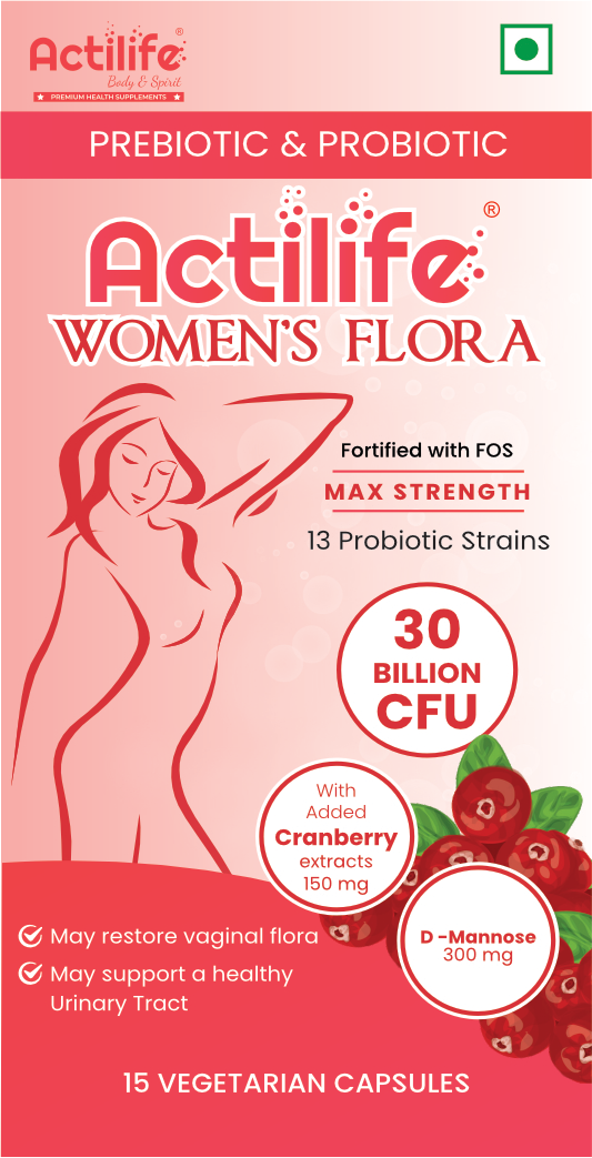 ACTILIFE WOMEN FLORA CAPS 15'S - Product Image