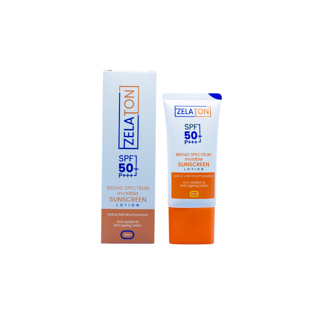 ZELATON SPF50 SUNSCREEN LOTION 60ML