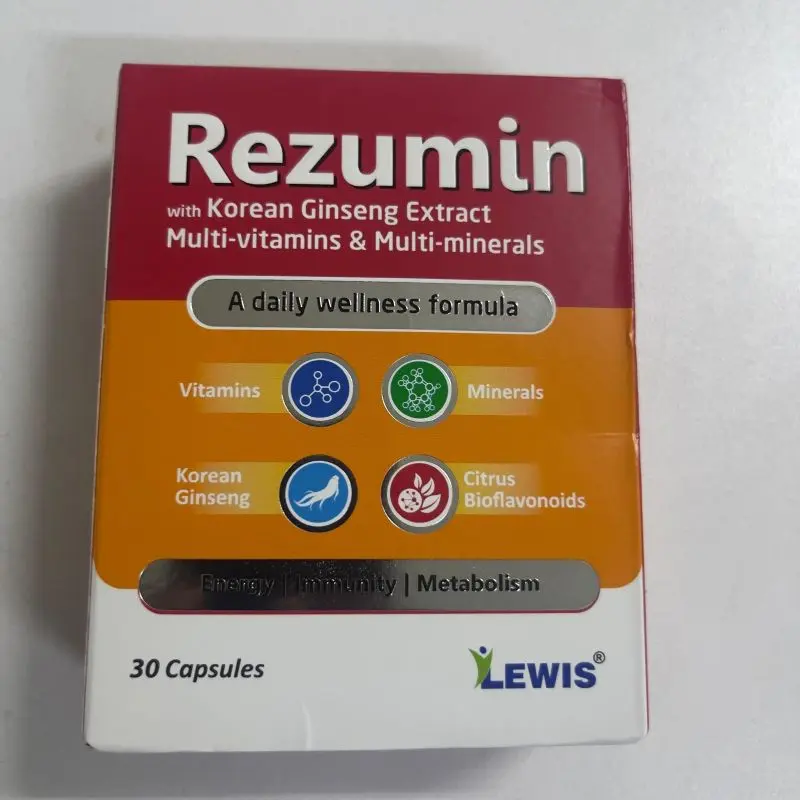 REZUMIN CAPSULES 30'S - Product Image