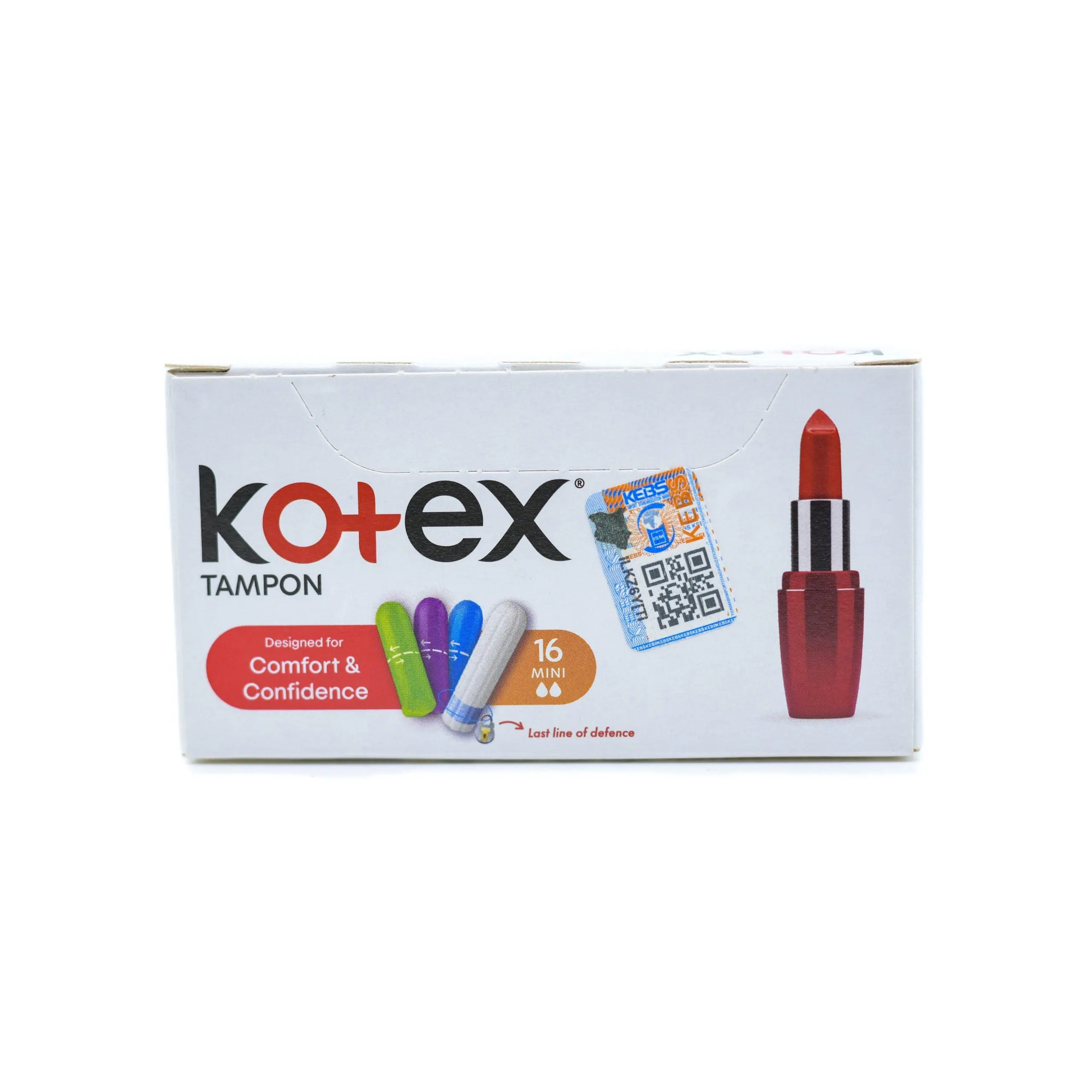 KOTEX TAMPONS MINI 16'S - Product Image