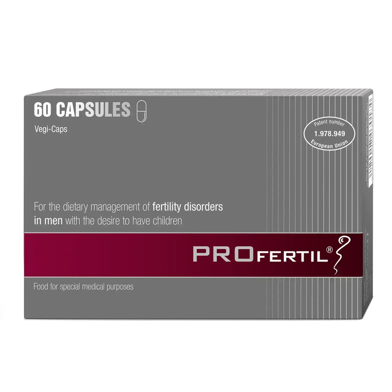 PROFERTIL MALE CAPS 60'S - Product Image