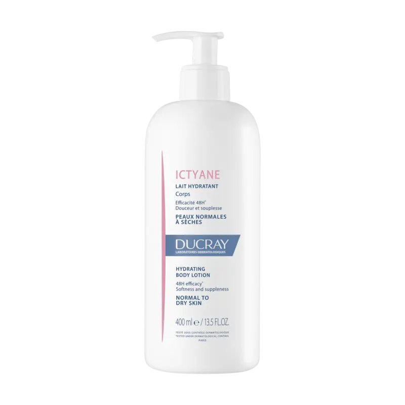 DUCRAY ICTYANE HYDRATING BODY LOTION 400ML - Product Image