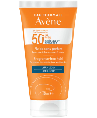 AVENE SUNCARE SPF 50+ FLUID 50ML - Product Image