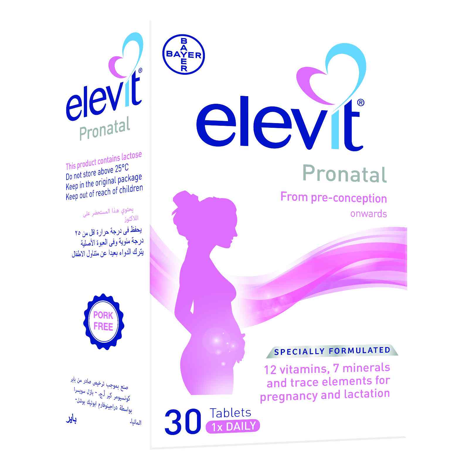 ELVIT PRENATAL TABS 30'S - Product Image