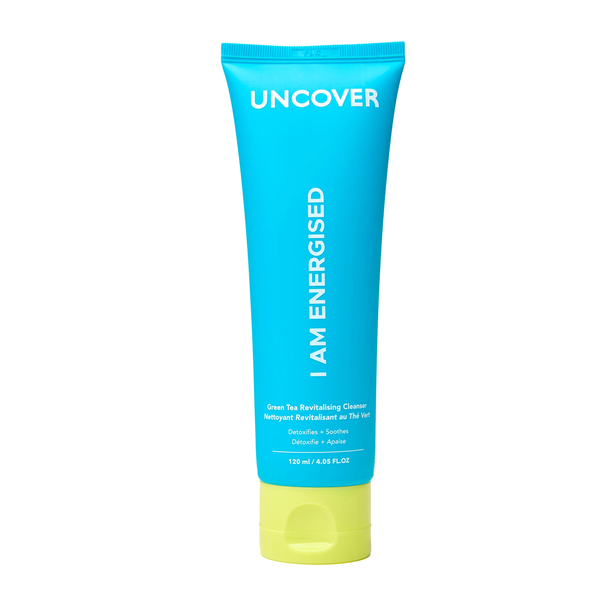 UNCOVER GREEN TEA REVITALISING CLEANSER 120ML - Product Image