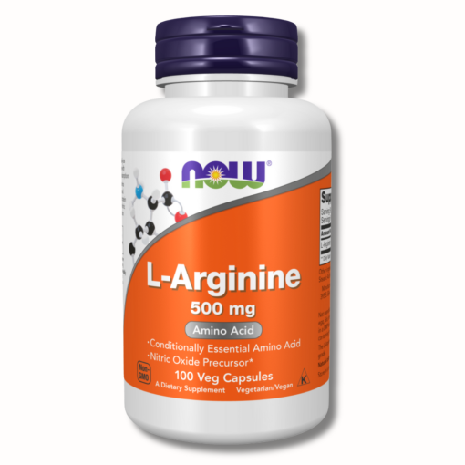 NOW L-ARGININE 500MG 100'S - Product Image