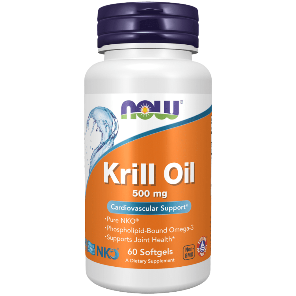 NOW KRILL OIL 500MG SOFTGEL CAPS 60'S - Product Image