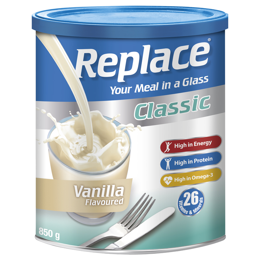 NATIVA REPLACE CLASSIC VANILLA 400G - Product Image