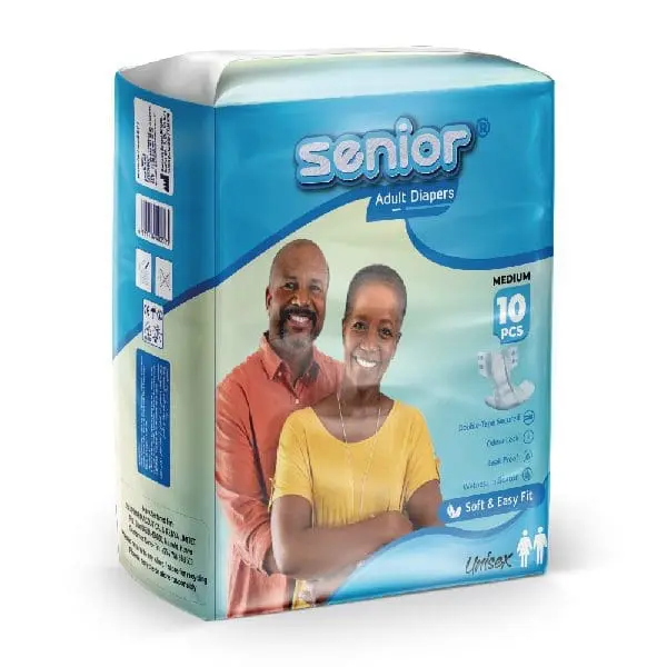 SENIOR ADULT DIAPERS 10PCS - Product Image