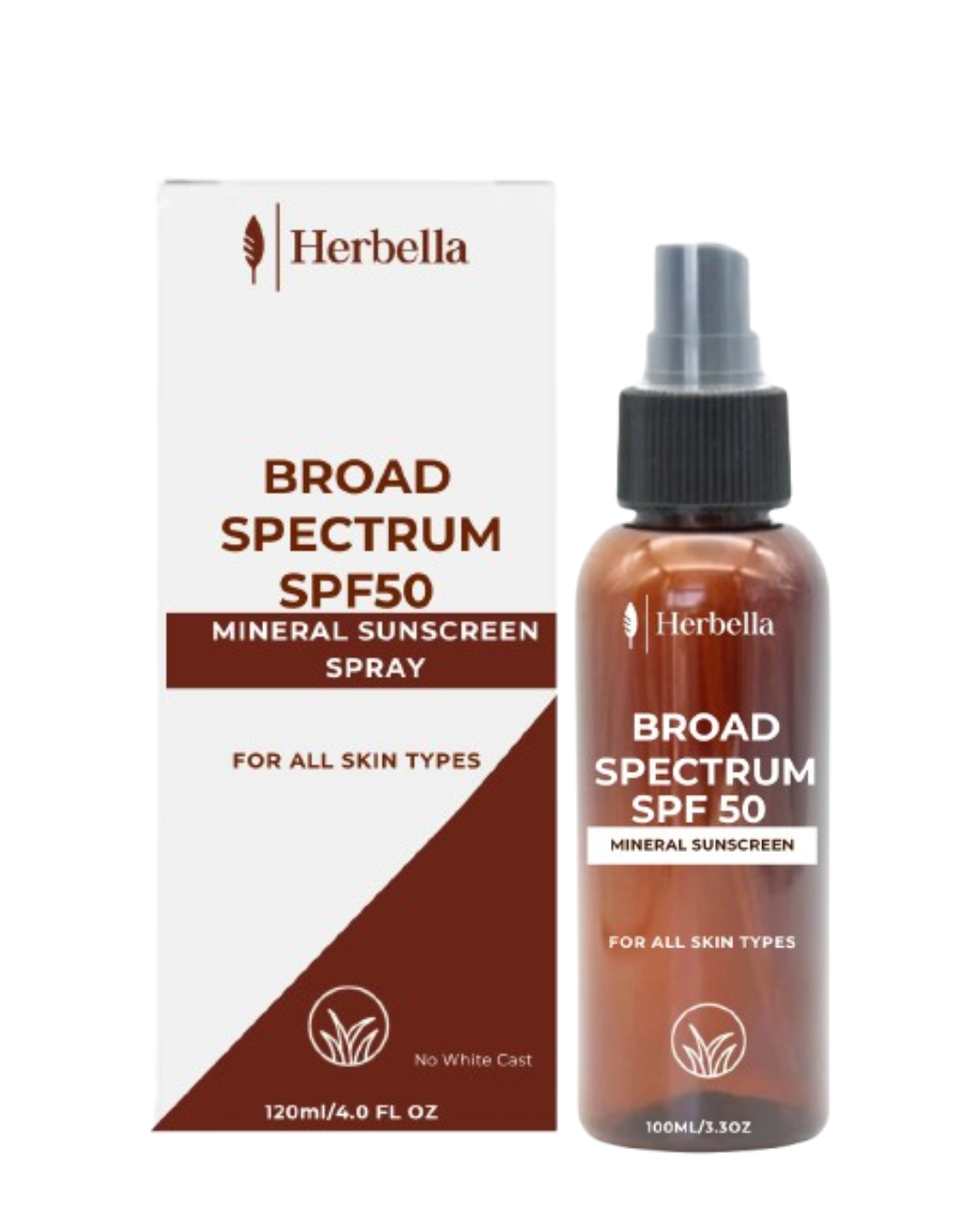 HERBELLA MINERAL SUNSCREEN SPF 50 120ML - Product Image
