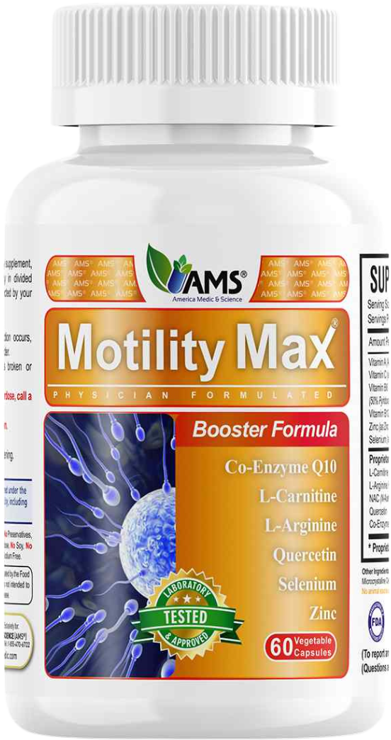 AMS MOTILITY MAX CAPS 60'S