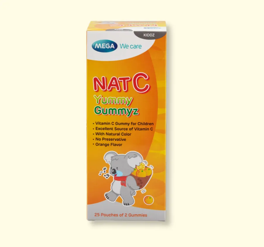 MEGA NAT C YUMMY GAMMYZ 25*2S