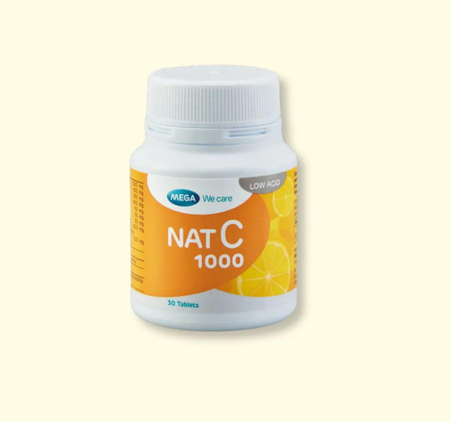 MEGA VITAMIN C 1000MG TABS 30'S(NAT-C)
