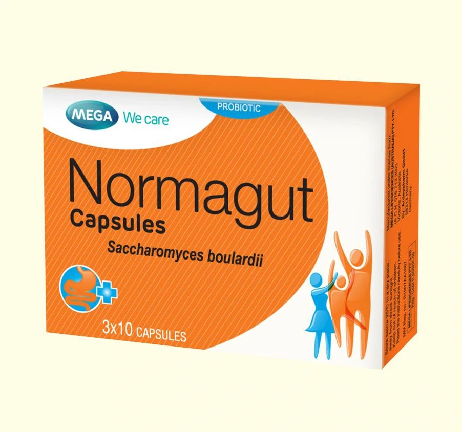 MEGA NORMAGUT 250MG CAPS 30'S