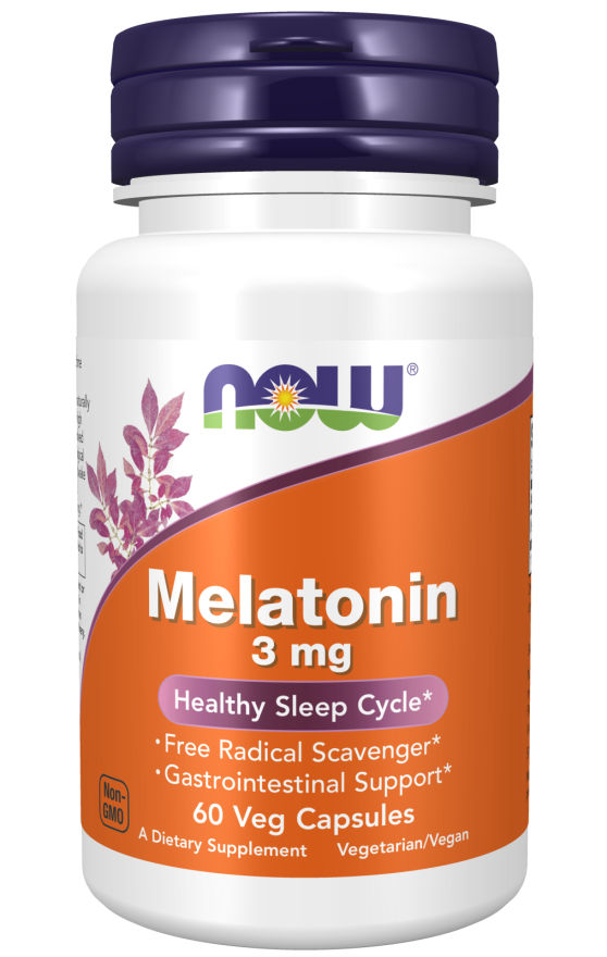 NOW MELATONIN 3MG 60'S
