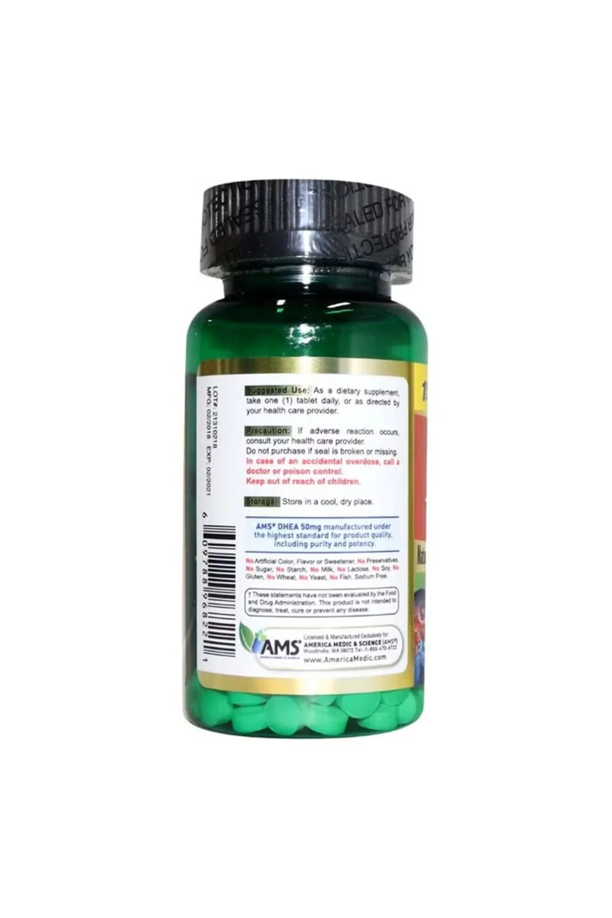Thumbnail for AMS DHEA 25MG CAPS 60'S