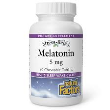 Thumbnail for NF MELATONIN 5MG SL TABS 90*S