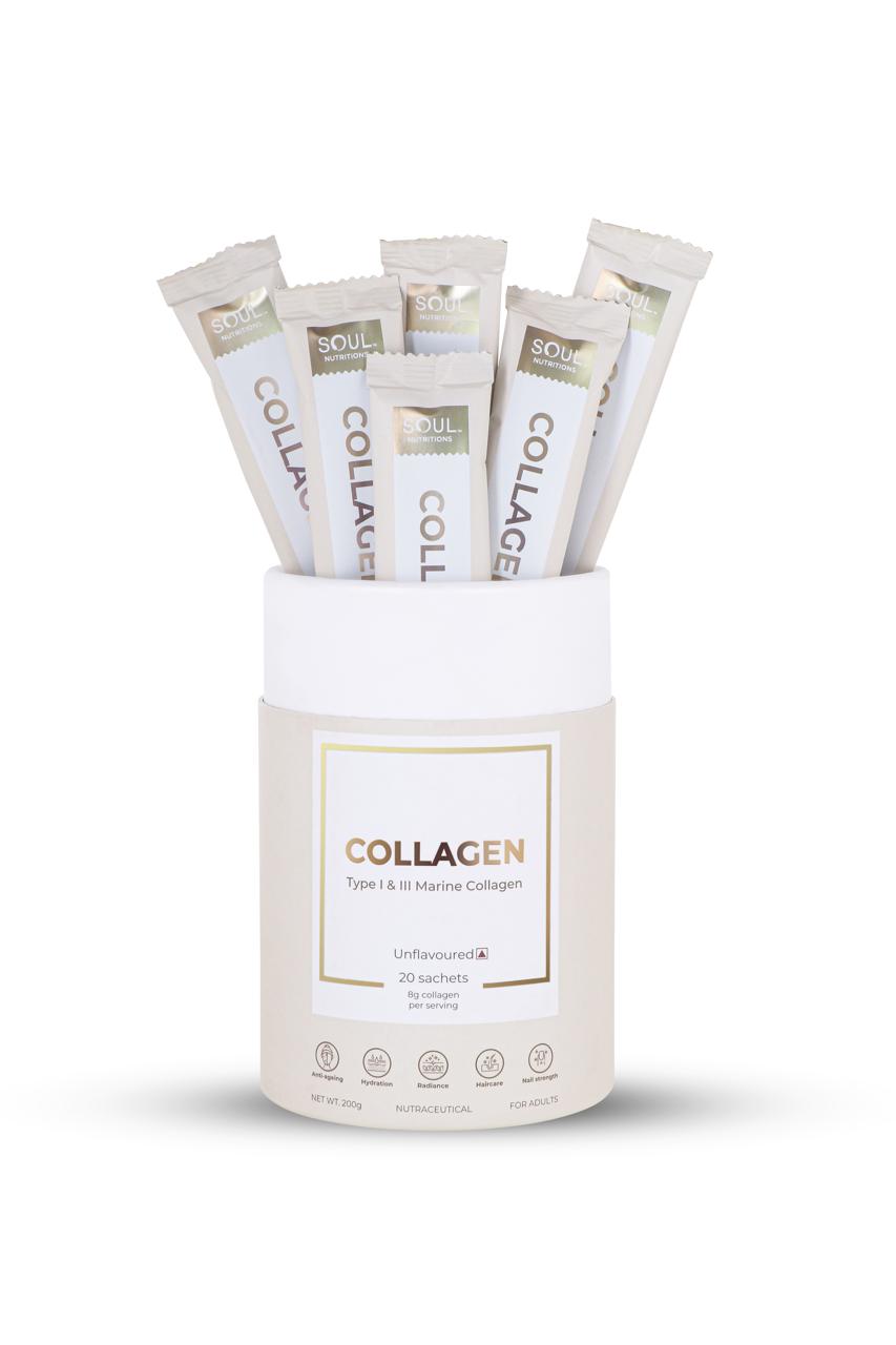 SOUL SOLUTIONS MARINE COLLAGEN SATCHETS 20*S