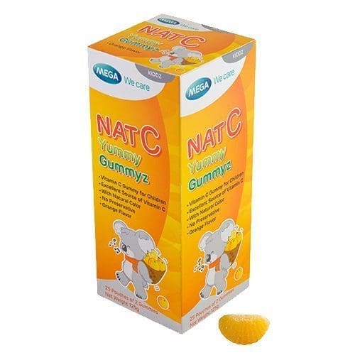 MEGA NAT C YUMMY GAMMYZ 25*2S
